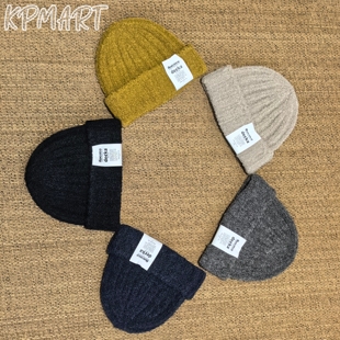 现货DECKA 日本制 秋冬保暖 羊驼毛针织帽羊毛帽男女通用昭和田部