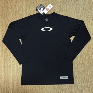25FW Print吸湿速干长袖 印花Logo Logo 现货 Slant Oakley欧克利
