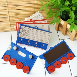 磁性标签货架标识牌全磁带轮子计数标签提示牌高效耐用磁性物料卡