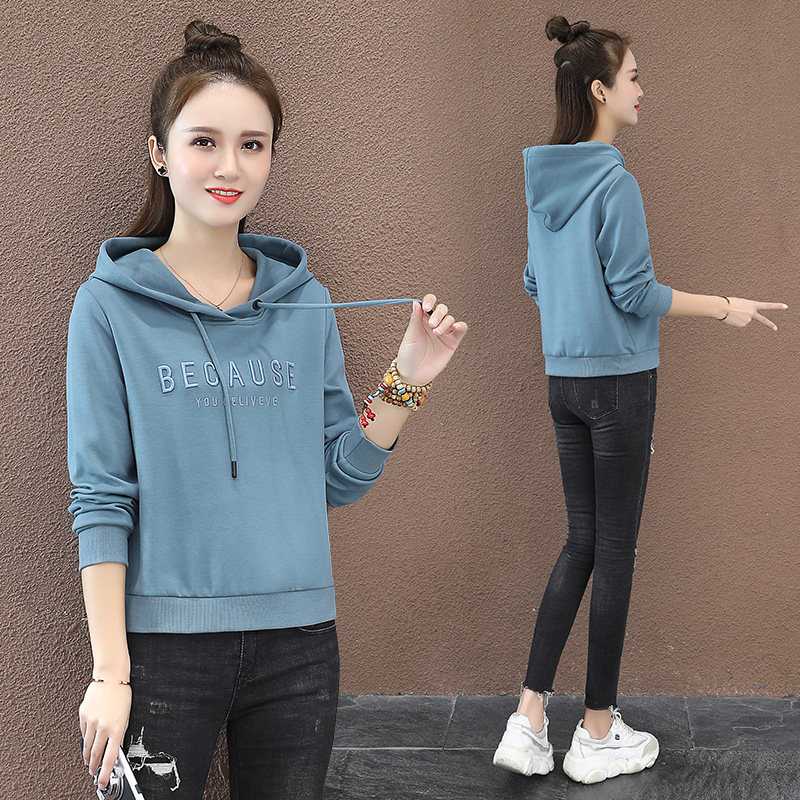 以纯官方旗舰店长袖卫衣女2020早秋新款美式街头连帽外套高端上衣