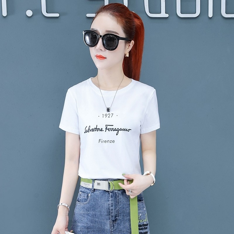 以纯官方旗舰店官网女装2020年新款时尚小衫宽松短袖T恤夏装ins