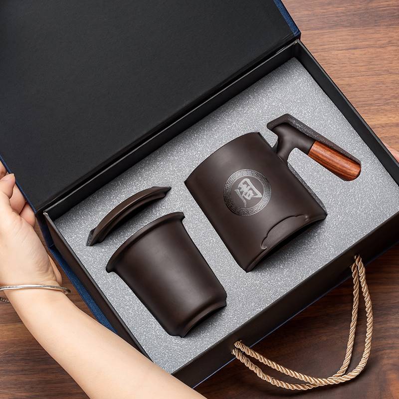 定制logo百家姓紫砂茶杯给男领导的生日礼物长辈爸爸老公惊喜礼品