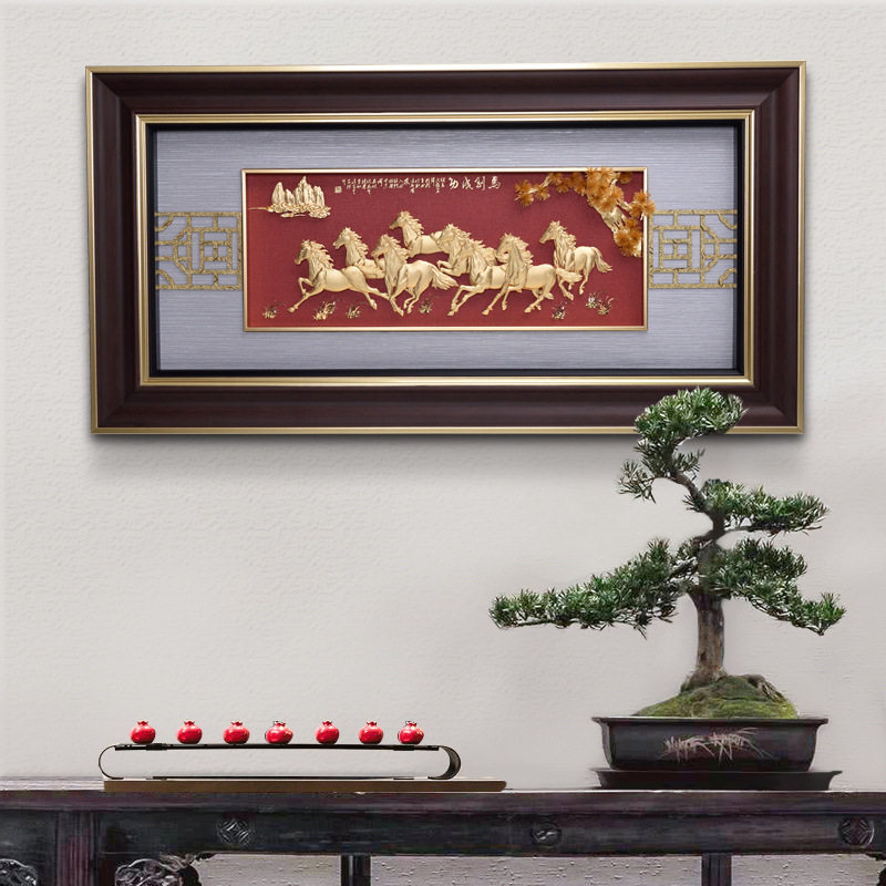 轻奢公司周年庆10-20定制金箔画