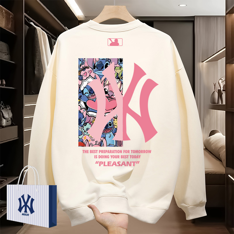 奥莱精选 2025年秋冬季男女同款加绒纯棉时尚重磅宽松卫衣