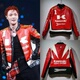 Kawasaki ROAD RACING火箭皮衣复古机车风骑行服男女潮流夹克外套