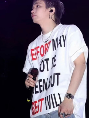 GOODBRAND Tizzy.T同款 RELAX 标语印花男女情侣美式纯棉短袖T恤