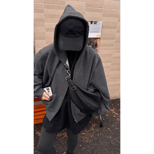 2025秋冬新款简约休闲大容量牛角包