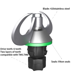 美善品 小美 TM5/TM6 揉面刀头 非原厂配件