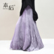2608双重压褶褶皱雪纺6米大摆百褶半身裙女春夏2026a字裙长裙飘逸
