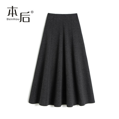 【醋酸+羊毛】重工8片加绒半身裙