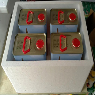 2500ml河北衡水景县特产景塔白芝麻香油零添加4铁桶实惠装包邮