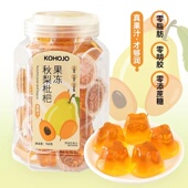 卡贺家kohojo秋梨枇杷果冻美味即食无脂无蔗糖零明胶清爽降燥760g