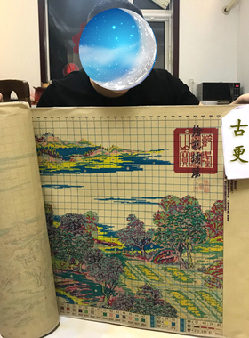 清明上河图全景满绣2026新款手工刺绣打发时间十字绣线绣客厅22米