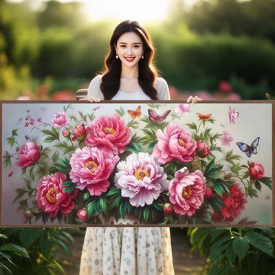 国色天香牡丹花2025新款自己手工