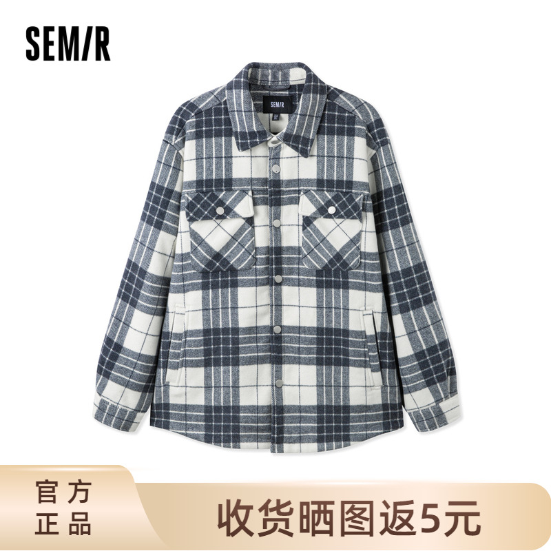 Semir/森马常规款冬季毛呢大衣