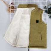 男童马甲秋冬儿童背心外穿加绒加厚中大童坎肩时尚 宝宝马夹保暖潮