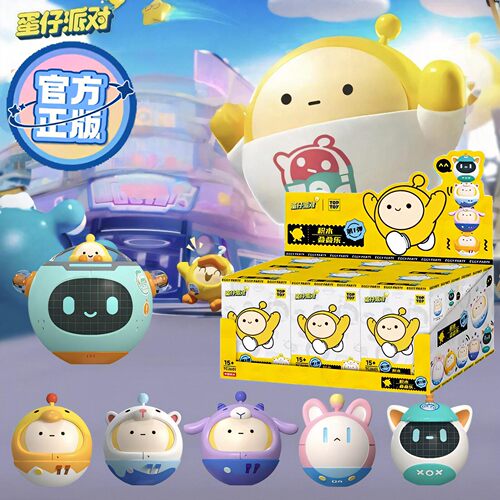 正版TOPTOY蛋仔派对叠叠乐换拼装积木系列盲盒潮玩具周边模型礼物