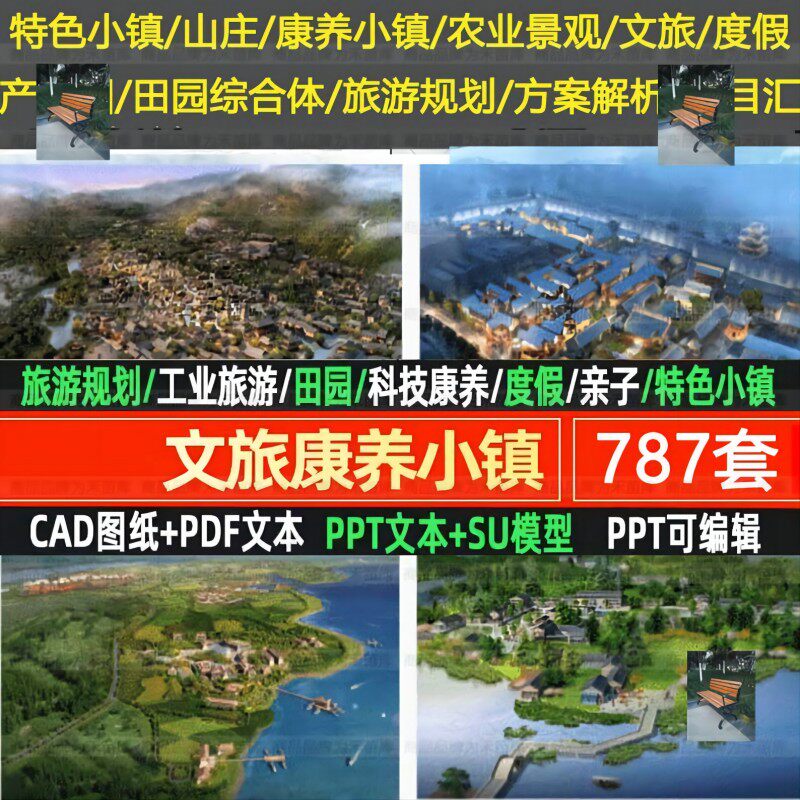 全域旅游规划文本设计文旅特色小镇康养产业景观开发策划方案项目