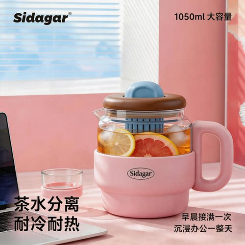 世大家高硼硅大容量玻璃茶壶
