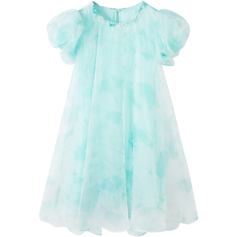 gxgkids童装儿童连衣裙女童礼服洋气可爱甜美欧根纱裙公主裙