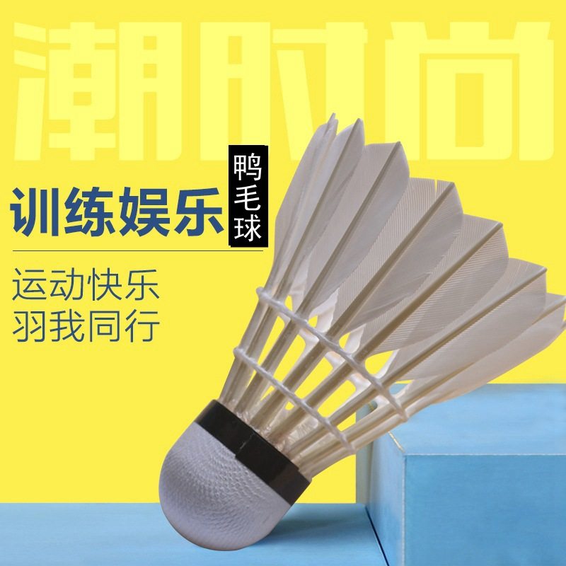耐打练球训练鸭毛球飞行稳定