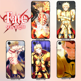 Fate吉尔伽美什/金闪闪钢化玻璃面手机壳苹果X/7/6/8plus定制型号