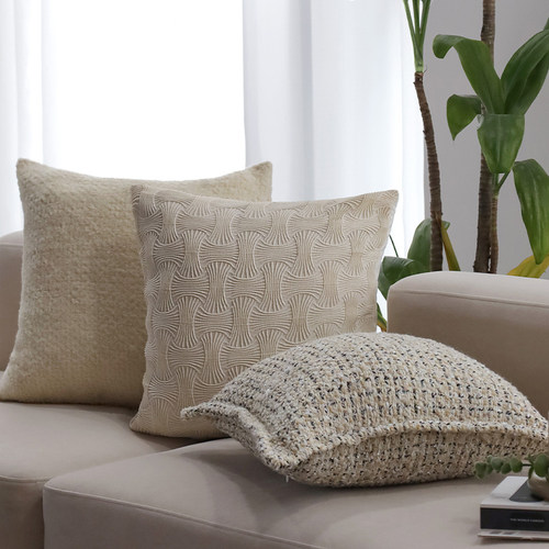 法式侘寂风抱枕客厅沙发靠枕