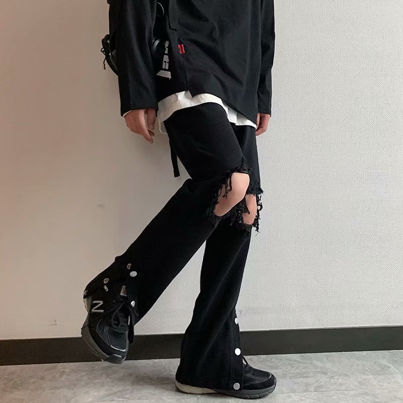 潮牌ins高街复古水洗破洞牛仔裤男长裤XZ212-QK806-P38，男装牛仔裤，星座212