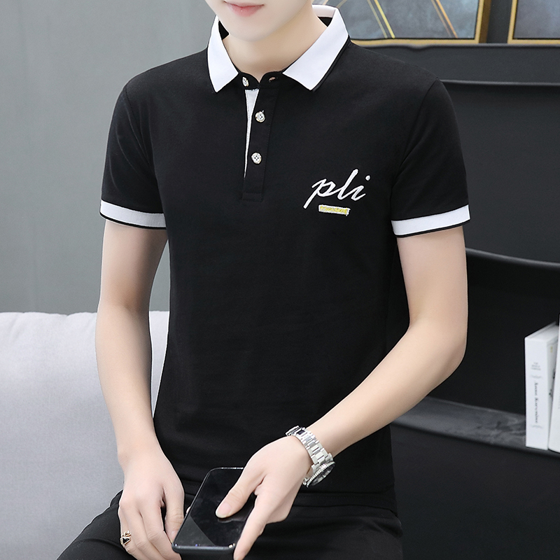 New youth non iron casual color matching POLO SHIRT COTTON