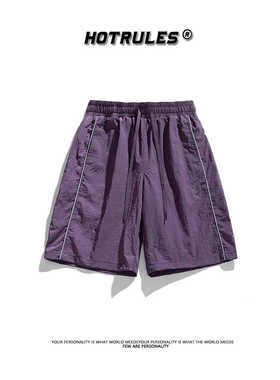 HOTRULES/热规则美式高街工装短裤男款夏季户外防晒伞兵五分裤子