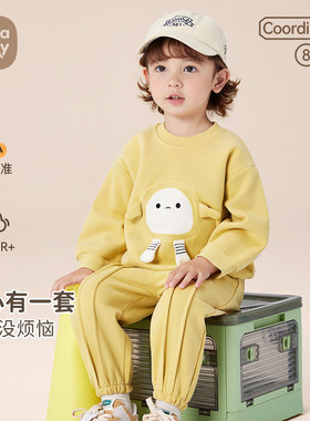 宝宝春秋款卫衣套装2025