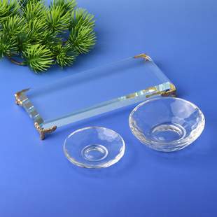 供台家用佛堂供水杯圣水杯供杯底座杯垫酒杯贡台茶杯杯垫托摆件