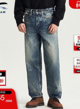 DENHAM2025年秋季意大利制赤耳边宽松微锥中腰牛仔裤RAG