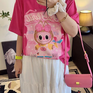 纸袋家夏季 」3802纯棉舒适T恤 新款 「印花风车布布减龄短袖