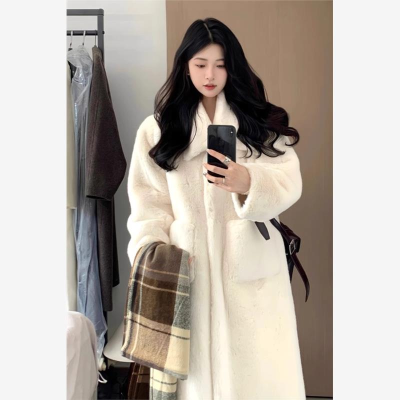 2025外套加厚新款宽松长