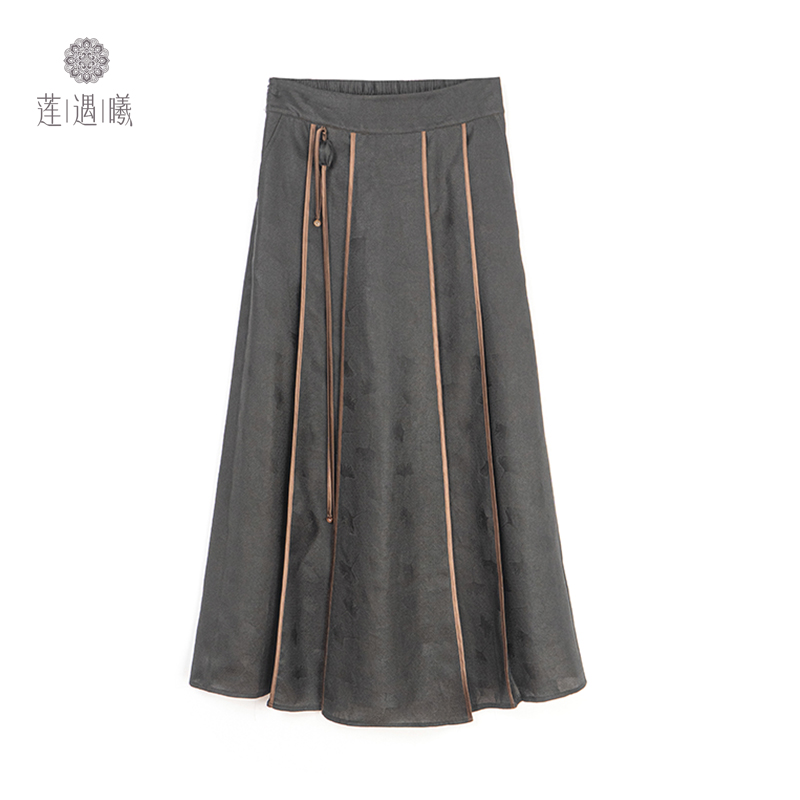 非遗100桑蚕丝桑波缎马面裙