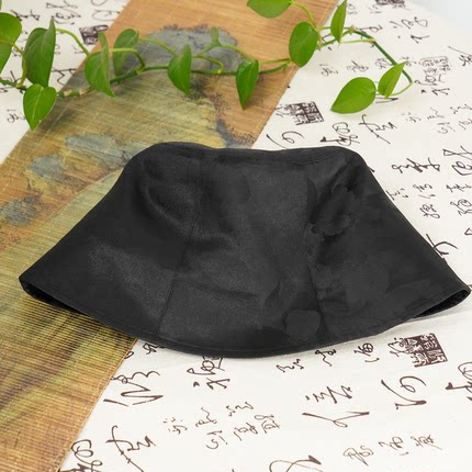 新中式国风香云纱渔夫帽7o1425BT