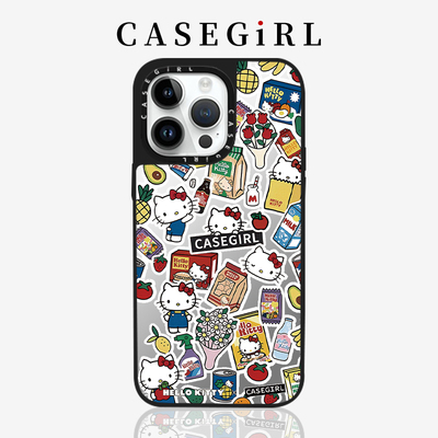 适用苹果CASEGIRL联名网红同款