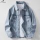 春秋季 休闲潮流夹克衣服褂子情侣女 韩版 男士 牛仔外套宽松百搭修身