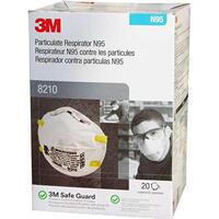 3M Mask 8210CN for industrial dust prevention, 8210vcn for dust and droplet prevention, N95 for protection in mining site grinding operations thumbnail 4