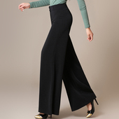 春秋厚款 清仓甩货 时尚 垂感抗皱无弹阔腿裤 女裤 大直筒裤 25元
