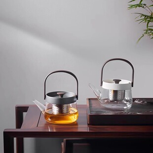 【单壶】智蔚玻璃烧水壶煮茶壶家用泡茶办公养生煮茶器316不锈钢
