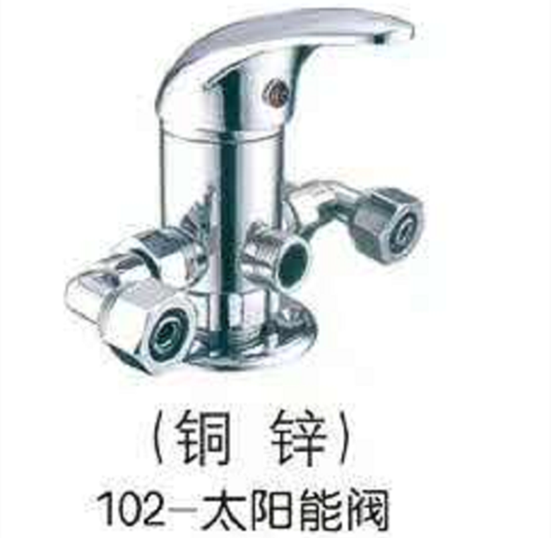 淋浴花洒冷热水龙头带上水阀开关太阳能阀热水器明装单手柄混水阀