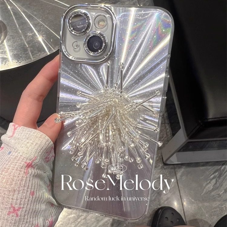 银色硅胶苹果冷淡风15promax