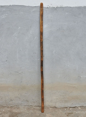 文玩实心竹寿星手杖 竹雕金丝竹棒 文明棍 教鞭 自卫棒登出杖