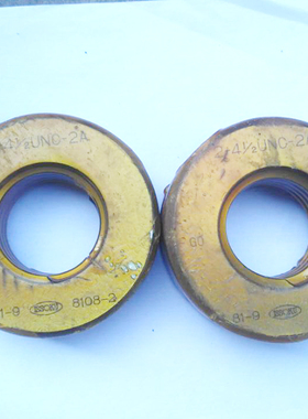 山善ISSOKU螺纹环规螺纹量规美制螺纹环规2-4.5 2 1/2-4UNC通止规