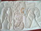 3个月宝宝和尚服款 新品 上架新生儿纯棉婴儿内衣五件套彩棉A类0