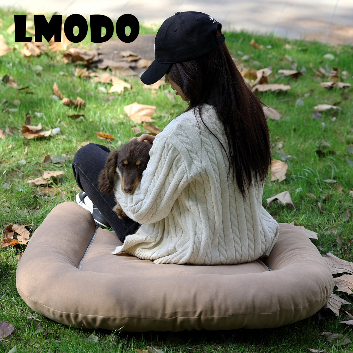 LMODO宠物窝人宠两用窝垫狗窝猫窝四季通用可拆卸狗沙发宠物用品