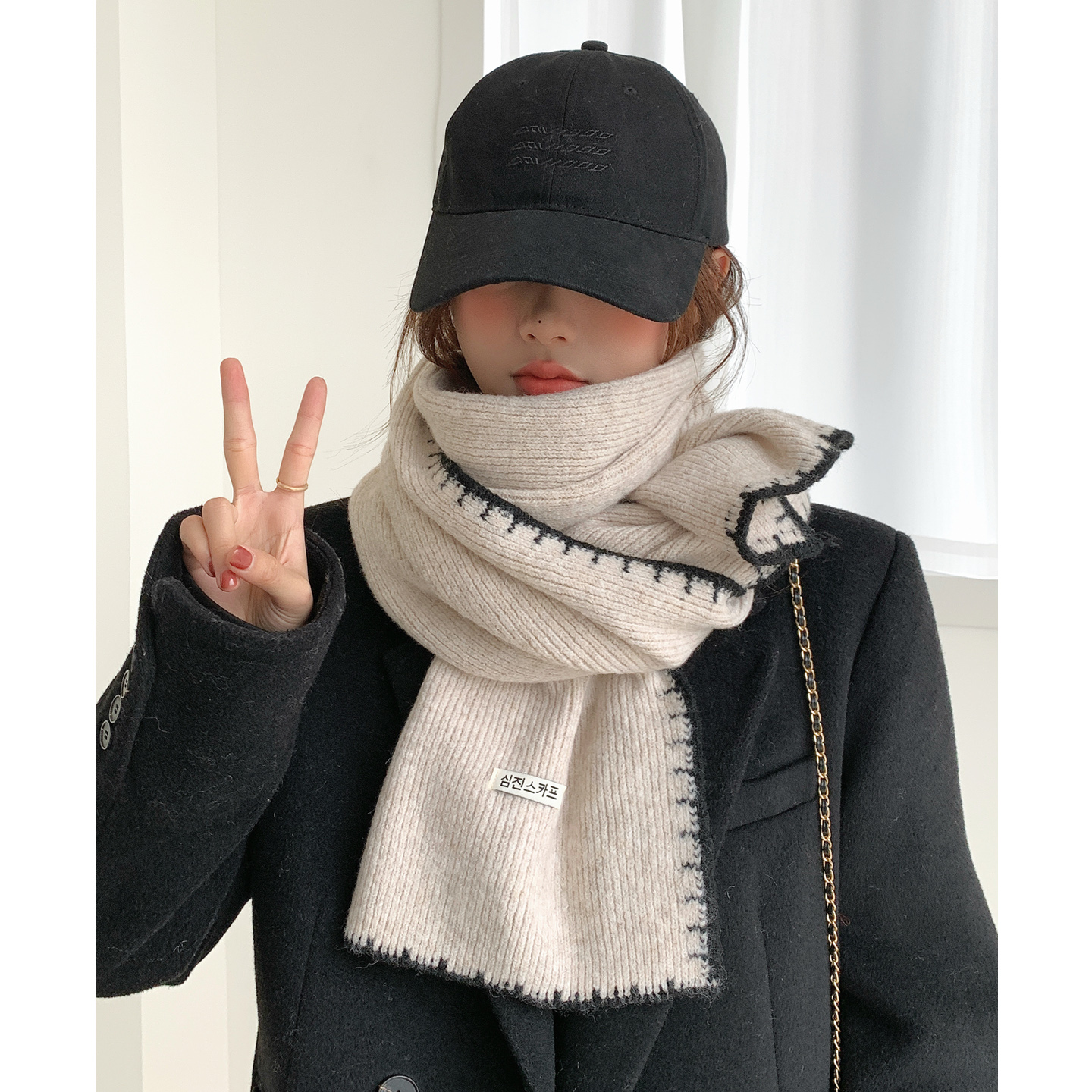 围巾女款2025新款冬季学生高级感