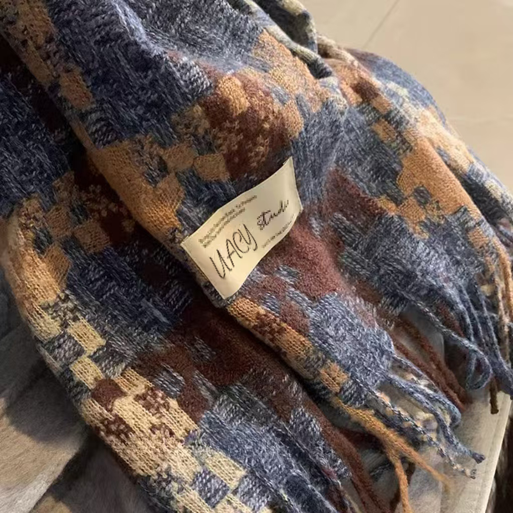 围巾女冬季2025新款高级感氛围感